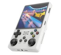 Prede R36 Plus Retro Portable Game Console, 20000 Jeux Classiques Intégrés, Système Linux Écran IPS De 4,0 Pouces, Batterie Rechargeable De 3000mAh, Console De Jeu Vidéo Portable-White||128GB