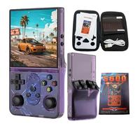 Prede Retro Portable Game Console S600-64G/128G, Cortex-A35 Quad-Core, Écran IPS 4.0 "720x720, Batterie 3500mAh, Console De Jeu Vidéo Portable-Purple||64GB