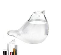 Prédicteur météorologique Storm Glass | Prédicteur de nuages d'orage avec oiseau | Baromètre météorologique, station météo de bureau Storm Glass