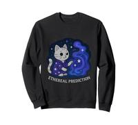 Prédiction éthérée Vision du Chat Mystique Sweatshirt