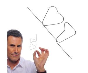 Prediction Wire Show Props, Shape Memory Wire Street Pocket Table Maagic Tricks, Educational Toy Memory Wiire Magician Trick Toy for Paarties and Performances