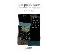 Prédiscours (Les): Sens, mémoire, cognition