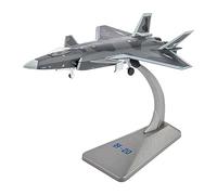 predolo 1/144 Miniature J-20 Modèle d'avion Modèle d'avion Avion de chasse Playset Avion Modèle d'avion pour la maison Chambre Étagère Salon Cadeau