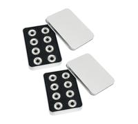 predolo 16 roulements à Billes universels et fiables pour Patins en Ligne, Haute Performance et Grande, compatibles avec Le Skateboard Le Patinage sur, Blanc