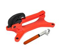 predolo 2 Pièces Étau de Tuyau Outil Serrage Portable Pince à Écrou à Bride Clé à Tuyau Aluminium Acier Mâchoire Dentée Antidérapante pour Fixation Installati, Clé de 23.5 Cm