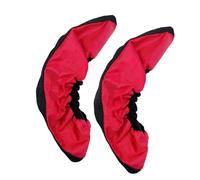 predolo 2 Pièces Protège-Lames Patin à Glace Housse Nylon Anti-poussière Usage Accessoire Adapté Aux Adultes Séances de Hockey Patinage Artistique, Red L