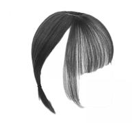 predolo 2x Frange Clip Air Bangs Facile à Porter pour Femmes Filles Fausse Frange Air Bangs Frange avec Branches pour Un Usage Quotidien Mariage Cosplay