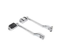 predolo 2X Levier générique pour, Accessoire Robuste qualité supérieure, pièces Rechange résistantes, Repose-Pieds, pédale Changement, Argent