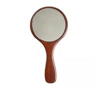 predolo 2x Miroir de Courtoisie Petit Miroir de Maquillage Miroirs de Rasage En Bois Miroir de Poche Miroir Cosmétique pour Commode Beauté