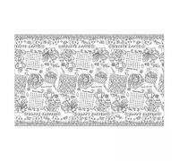 predolo 2x Nappe de de Pâques, Nappe de Coloriage pour Enfants,