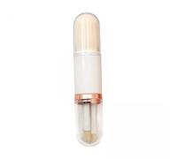 predolo 2x Petit Ensemble de Pinceaux de Maquillage, Pinceau de Surbrillance Portable, avec étui de Transport