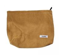 predolo 2X Trousse de Maquillage en Velours Côtelé avec Fermeture éclair, Organisateur de Maquillage, Pochette de Maquillage pour Carte, Cosmétique, Parfum de