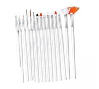 predolo 3x 15 Pièces Nail Art Design Pen, Nail Art Dotting Tool Set, Gradation, pour Femmes Filles, Smudge Nail Drawing Pen pour Faire Des Points, Décorations