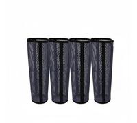 predolo 4 Pièces Guêtres Anti-Mouches Ajustable Protège-Jambes Barrière Anti-Nuisibles Sangles Auto-Agrippantes Bottes de Pré pour Cheval pour Extérieur, Noir