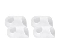 predolo 4 protège-orteils, coussinets pour oignons, protection quotidienne, manchons souples pour la course, la marche, la randonnée et les (femmes et, Clair