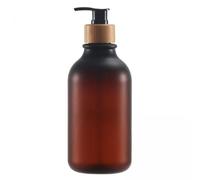 predolo 4x Bouteille de Presse à Pompe Pet Wide Mouth Bocal Récipient Léger Distributeur de Savon pour de Lavage Du Corps