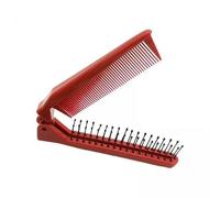 predolo 4x Peigne à Double Tête Brosse Pliable de Voyage, Brosse à Cheveux Portable, Compacte et Pliante, Peigne à Cheveux de Poche pour Sac à Main Femmes Hom