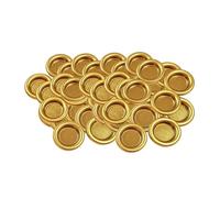 predolo 50 Brûleurs D'encens, Plaques Métalliques pour Brûleurs D'encens, Porte-cônes pour Bureau, doré