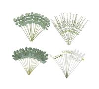 predolo 65 Tiges de Feuilles D'eucalyptus Artificielles pour Fête D'anniversaire Ou Appartement