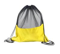 predolo à Dos en Maille de Basket-Ball avec Cordon de Serrage, résistant aux déchirures, de Jour décontracté en Tissu Oxford, à Cordon pour Softball, Jaune Doré