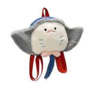 predolo à Dos en Peluche Animal, élégant pour Faire Les Courses, Voyager ou Offrir en Cadeau d'anniversaire, Raie