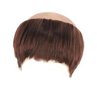 predolo Accessoire de Déguisement de Moine Chauve d'halloween, Perruque Moine pour Adulte, Cosplay Chauve d'halloween pour Spectacle d'anime, Halloween Perruque Moine de Déguisement, Brun