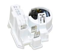 predolo Accessoires de Réparation pour Démarreur PTC de Compresseur de Congélateur 8100 : Relais de Remplacement de Démarreur PTC Haute Efficacité et, 3 broches