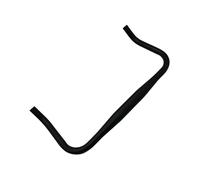 predolo Accessoires pour Guidon de vélo, diamètre de poignée de 22,2 mm, pièce de Rechange, composant Ergonomique léger, Alliage d'aluminium Noir Robuste, Longueur 44 Cm