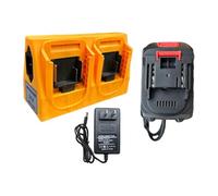 predolo Adaptateur de câble de Batterie pour Outil électrique sans Fil, Prise Jaune UE 220 V pour tronçonneuses, Compatible avec BL1430 BL1450, Robuste, 4 Emplacements