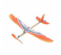 predolo Avion en Mousse à Élastique Léger Planeur à Propulsion par Élastique Résistant Aux Chocs Kit de Planeur en Polystyrène pour Débutants, Compétition, 218 Petit Oiseau