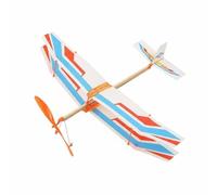 predolo Avion en Mousse à Élastique Léger Planeur à Propulsion par Élastique Résistant Aux Chocs Kit de Planeur en Polystyrène pour Débutants, Compétition, 818 Tianchi