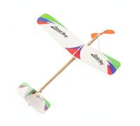predolo Avion en Mousse à Élastique Léger Planeur à Propulsion par Élastique Résistant Aux Chocs Kit de Planeur en Polystyrène pour Débutants, Compétition, Aile 118