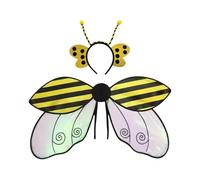 predolo Bandeau et Ailes pour Enfant - Déguisement créatif pour Spectacle théâtral, Jaune