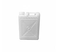predolo Bidon Rectangulaire Multi-Usages Jerrican Alimentaire Haute Résistance Bidon Empilable pour Garage, Camping, Atelier, Blanc, 10L Épais 0-7kg