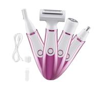 predolo Bikini Trimmer Face Shave Tool USB de Taille de Ré déporateur Multifonction quatre dans un kit de rasage pour sa petite amie