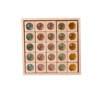 predolo Blocs Sensoriels avec Plateau Transluci Jeu Construction avec Blocs Sensoriel Jouet pour Tout-Petits, Préscolaires, Crèche, 25 Blocs De Pierres Précieuses Macaron