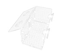 predolo Boîte d'élevage de Poissons d'aquarium, séparateur Transparent, incubateur, éleveur de Poissons Malades, boîte d'isolement pour alevins, Chambre Double