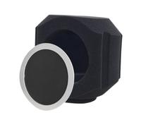 predolo Bonnette Anti-vent Portable En Mousse pour, Idéale pour Une Utilisation Intérieure et Extérieure, Réduisant Le Bruit et Les Réflexions, Noir