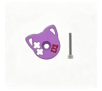 predolo Bouchon Potence avec Vis Bouchon Jeu Direction Précis Capuchon Potence pour Cyclistes, E - Violet avec des Marques Blanches Et Rouges