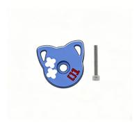 predolo Bouchon Potence avec Vis Bouchon Jeu Direction Précis Capuchon Potence pour Cyclistes, X - Bleu Clair avec des Marques Blanches Et Rouges
