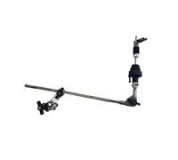 predolo Bras de support de cymbale, pince de support de batterie amovible avec tension réglable pour de cymbale charleston auxiliaire pour accessoire de kit