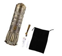 predolo Brûleur D'encens électrique USB, Porte-encens Portable, Petit Diffuseur D'arômes, Décoration pour Table, Maison, Voiture Ou Bureau, Bronze Vert