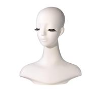 predolo Buste Mannequin avec Épaules Polyvalent Buste Mannequin Réutilisable Présentoir pour Vitrine , Blanc , Sans Base Ni Tige Télescopique