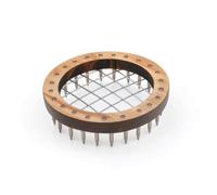 predolo Cage à Reine Apicole Bois et Grille Métal Isolateur Reine Cage Introduction Accessoire Fixation Cadre Construction Robuste pour Une Transition Sûre