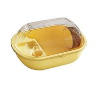 predolo Cage pour Hamster Nain, Roue de Course, activités, Rampe d'escalade avec Bouteille d'eau, Habitat pour Hamsters, gerbilles, Petits Lapins, Jaune