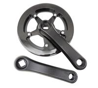 predolo Carter de chaîne à Trou carré pour pédalier de vélo, protège-chaîne Haute résistance, pièces détachées pour vélos Enfants, 32 Dents 114 Mm