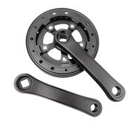 predolo Carter de chaîne à Trou carré pour pédalier de vélo, protège-chaîne Haute résistance, pièces détachées pour vélos Enfants, 28 Dents 127 Mm