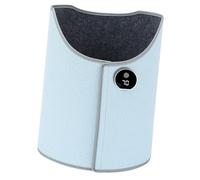 predolo Chauffe-pieds sous bureau, haut de gamme, température réglable, silencieux, électrique et portable, idéal pour les dortoirs et les studios, Bleu