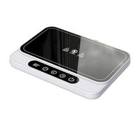 predolo Chauffe-tasse Électrique Chauffe-tasse Bureau Chauffe-plaque Affichage Digital Minuterie Pp avec Fonction D'Arrêt Automatique Adapté Bureau, Blanc