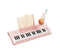 predolo Clavier de piano pour enfants, petit piano multifonctionnel, jouet électronique pour la maison, Rose